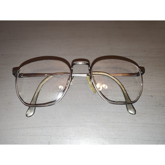 Unbranded 50018 Silver Eyeglasses Frames Eyewear Design Nosepad Needs Repair - Picture 9 of 11